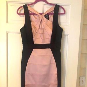 Jax Black and Pink Cocktail Dress